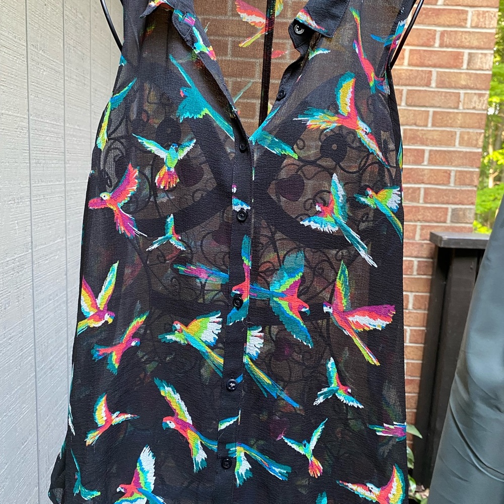 American Eagle sheer sleeveless top